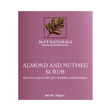 24 CT Naturals Almond And Nutmeg Scrub