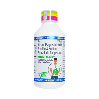 Monolax Oral Suspension Mix Fruit & Vanilla Sugar Free