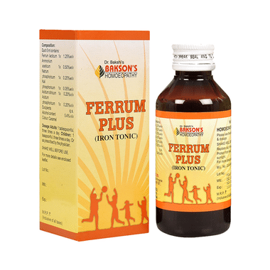 Bakson's Homeopathy Ferrum Plus Iron Tonic