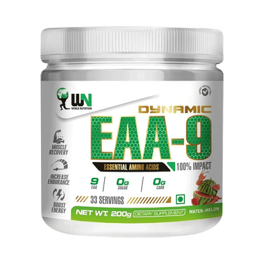 WN World Nutrition Dynamic EAA 9 Essential Amino Acids Powder Watermelon