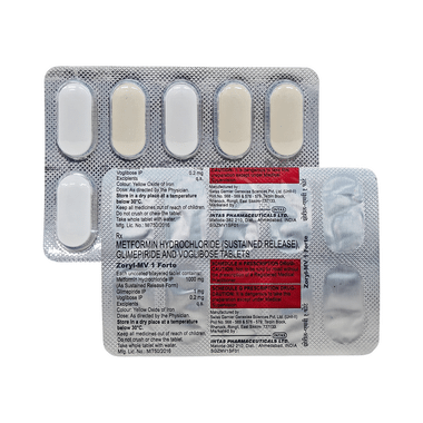 Zoryl MV Forte 1mg/1000mg/0.2mg Tablet