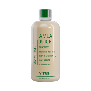 Vitro Naturals I Am Young Amla Juice Prevents Hair Loss, Anti-ageing