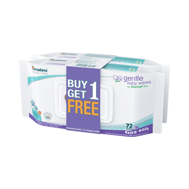 Himalaya Gentle Baby Wipes (72 Each) Super Saver Pack