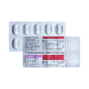 Ivanode C 3.125mg/5mg Tablet