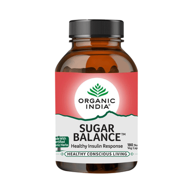 Organic India Sugar Balance Veg Capsule | For Healthy Insulin Response