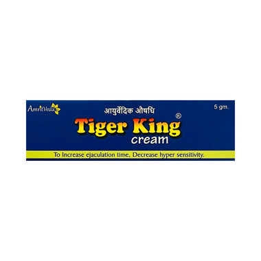 Amrit Veda Tiger King Cream For Men | Helps Reduce Hypersensitivity