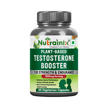 Nutrainix Organic & Plant-Based Testosterone Booster Vegetarian Capsule