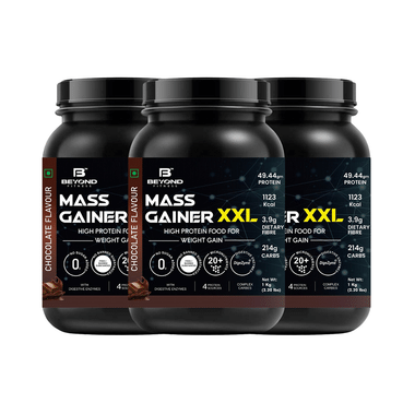 Beyond Fitness Mass Gainer XXL (1 Kg Each) Chocolate