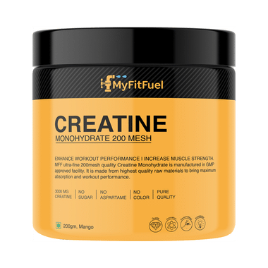 MyFitFuel Creatine Monohydrate 200 Mesh Powder Mango