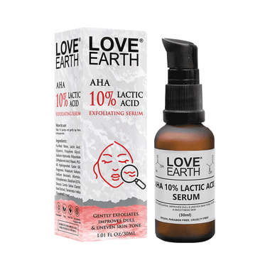 Love Earth AHA 10% Lactic Acid  Serum