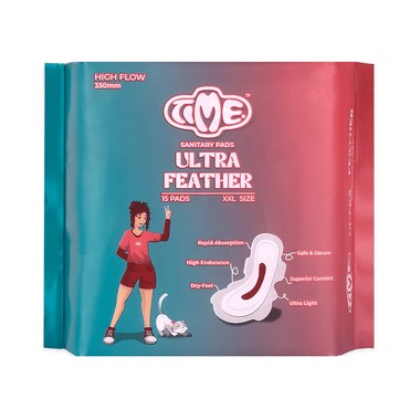 Time Ultra Feather Sanitary Pads XXL