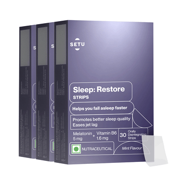 Setu Sleep: Restore Orally-Dissolving Strips (30 Each)