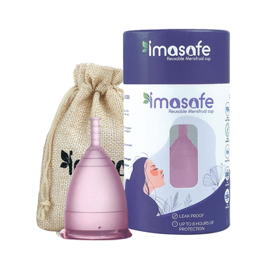 Imasafe Reusable Menstrual Cup Pink Medium
