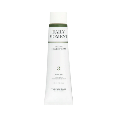 The Face Shop Daily Moment Vegan Hand Cream  With Hyaluronic Acid & Shea Butter, Noon Park