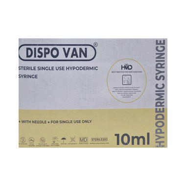 Dispovan 10ml Syringe with Needle