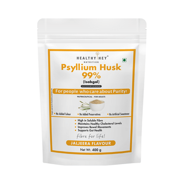 HealthyHey Nutrition Psyllium Husk 99% Jaljeera