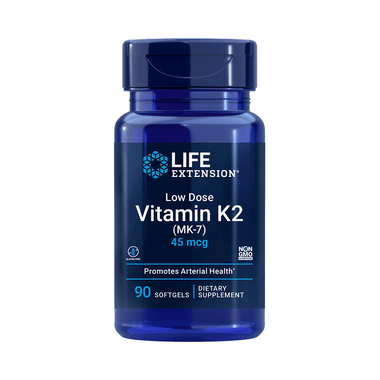 Life Extension Low Dose Vitamin K2 (MK 7) 45 mcg Softgels