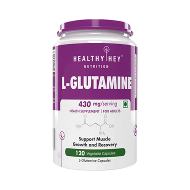 HealthyHey Nutrition L-Glutamine Vegetable Capsule