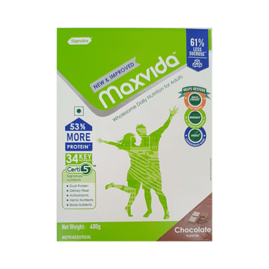 Maxvida Supplement For Haemoglobin Formation & Immunity | Flavour Chocolate Powder