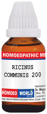 Dr. Majumder Homeo World Ricinus Communis Dilution 200 Dr. Majumder Homeo World Ricinus Communis Dilution 200