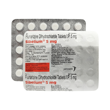 Sibelium 5mg Tablet