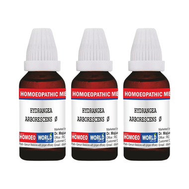 Dr. Majumder Homeo World Hydrangea Arborescens Mother Tincture (30ml Each) Q