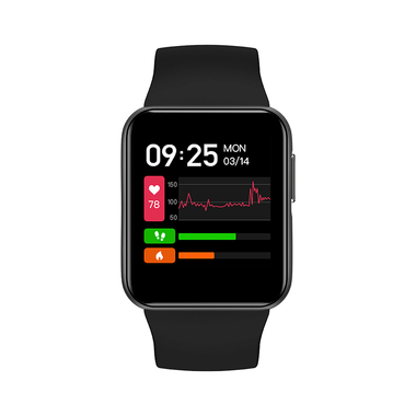 GOQii Smart Vital Lite with 3 Months Health & Personal Coaching Subscription HD Smart Watch Cloud Grey