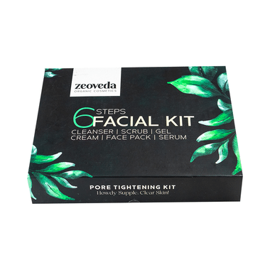 Zeoveda 6 Step Pore Tightening Facial Kit