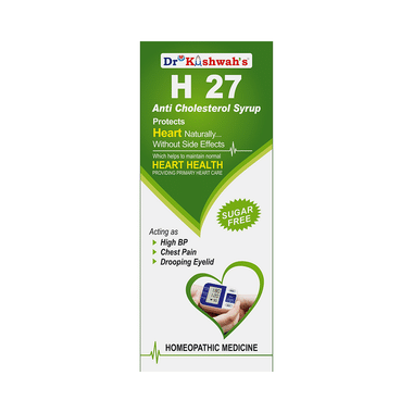 Dr Kushwah's H 27 Anti Cholesterol  Syrup Sugar Free