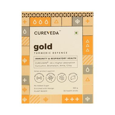 Cureveda Gold Turmeric Defence Health Sticks (12gm Each)