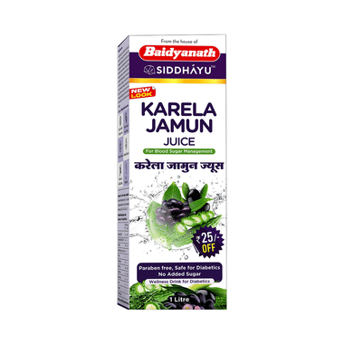Baidyanath (Nagpur) Karela Jamun Juice (1Litre Each)
