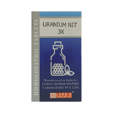 Lord's Uranium Nit Trituration Tablet 3X