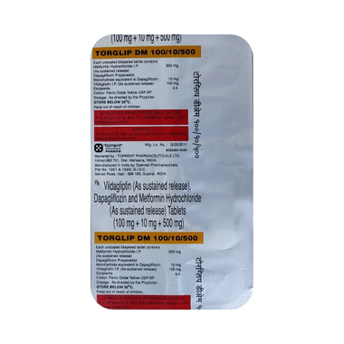 Torglip DM 100/10/500 Tablet SR