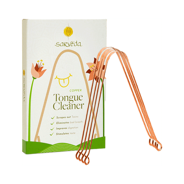 Sarveda Copper Tongue Cleaner Ring Type