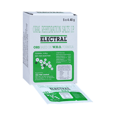 Electral Powder | ORS For Replenishing Body Fluids & Electrolytes | Flavour