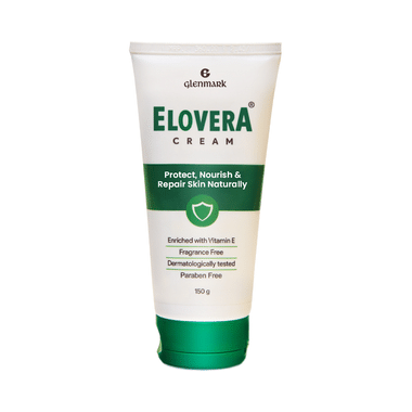 Elovera Daily Moisturising Cream for Dry Skin with Aloe Vera & Vitamin E | Protects, Nourishes and Repairs the Skin