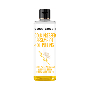 Coco Crush Cold Pressed Sesame Oil for Oil Pulling