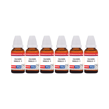 Dr. Majumder Homeo World Calcarea Renalis Dilution(30ml Each) 6 CH