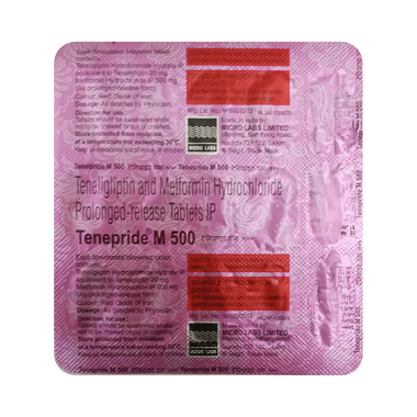 Tenepride M  500 Tablet PR
