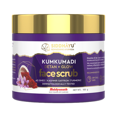 Siddhayu Kumkumadi Detan + Glow Face Scrub