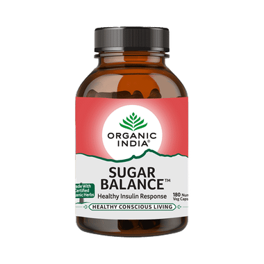 Organic India Sugar Balance Veg Capsule | For Healthy Insulin Response