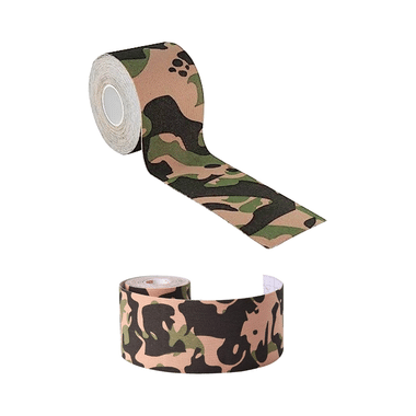 Healthtrek Printed Kinesiology Tape For Physiotherapy Brown