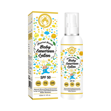 Mom & World Mineral Based Baby Sunscreen Lotion SPF 50