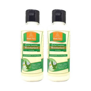 Khadi Pure Herbal Jasmine Moisturizer (210ml Each)