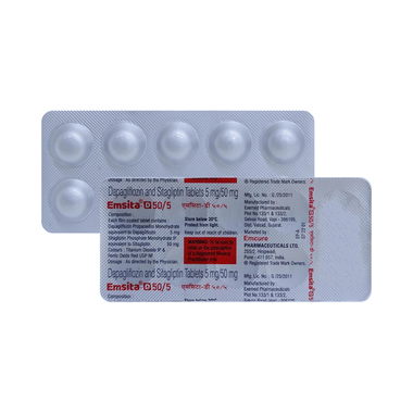Emsita D 5mg/50mg Tablet