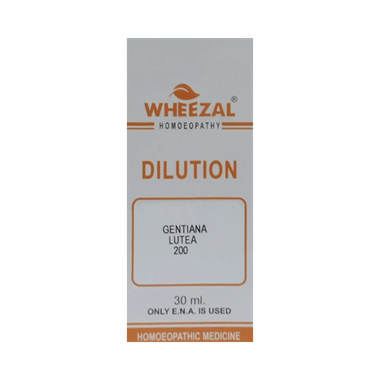 Wheezal Gentiana Lutea Dilution 200