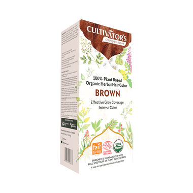 Cultivator's Organic Herbal Hair Color Brown