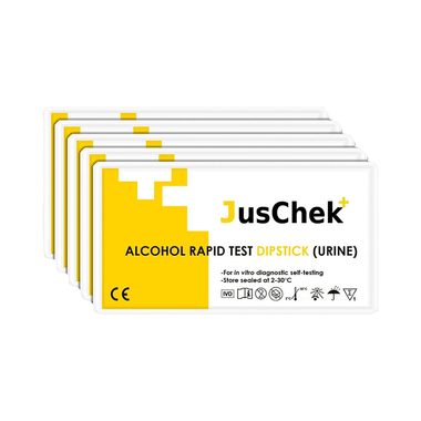 JusChek+ Alcohol Rapid Test Dipstick (Urine)