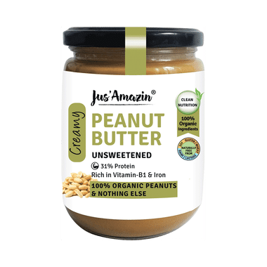 Jus Amazin Creamy Peanut Butter Unsweetened