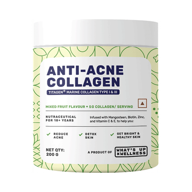 What's Up Wellness Anti-Acne Titagen Marine Collagen Type I & III Mixed Fruit